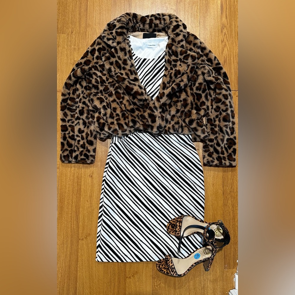 Calvin Klein Striped Dress